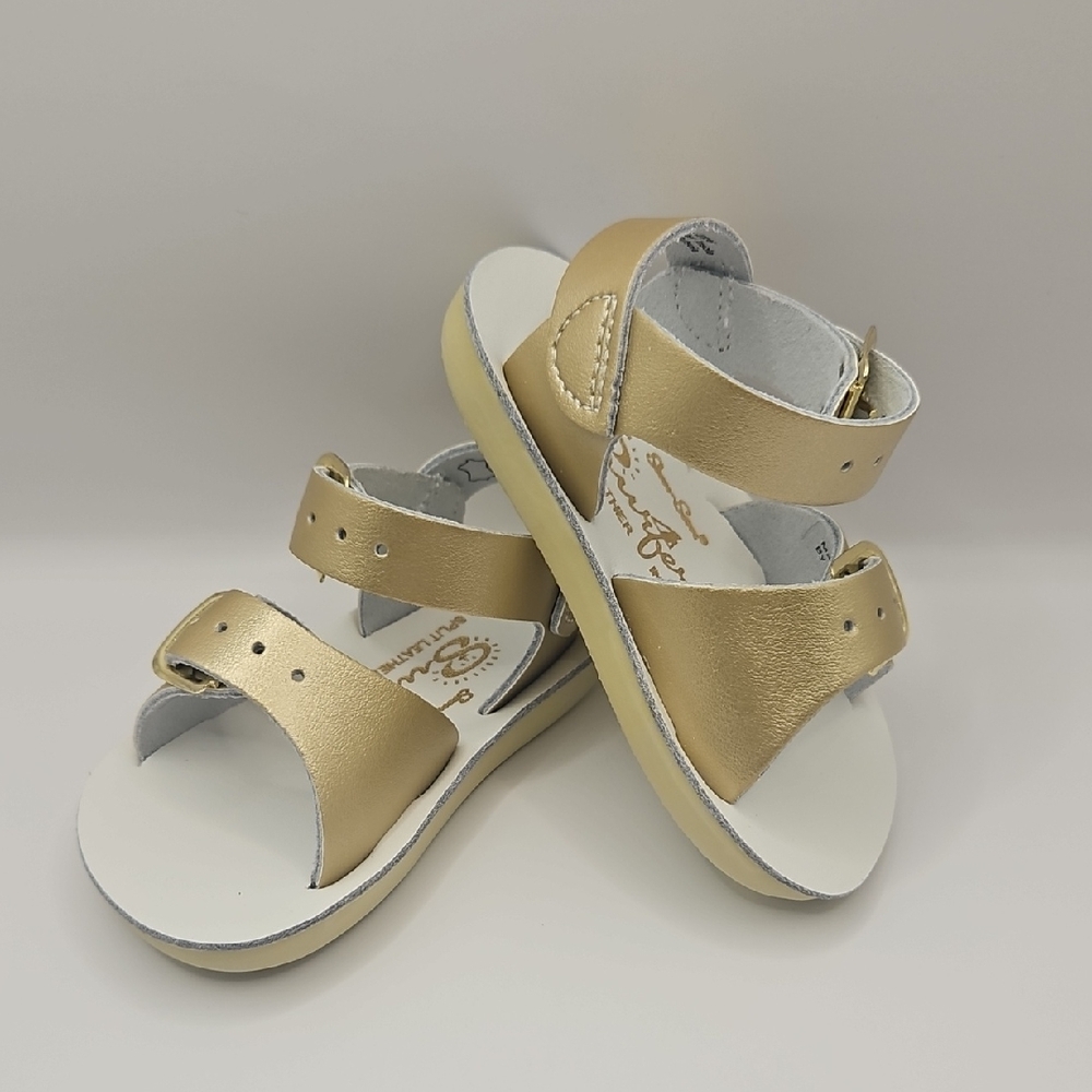 Salt Water Sandals By Hoy Gold Sandles